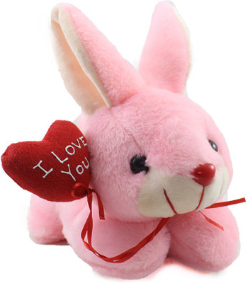 

Tickles Rabbit with Heart Balloon - 26 cm(Pink)
