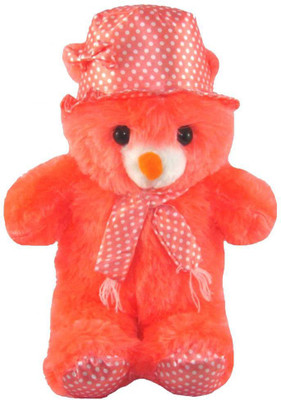 

Tickles Cute Standing Cap Teddy - 60 cm(Orange)