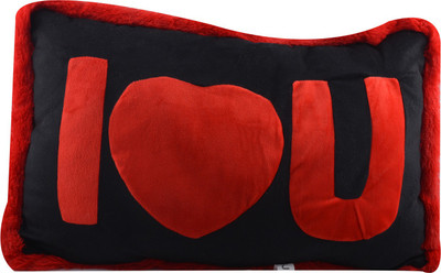

Joymart Stuffed Soft Toy Love Print Pillow - 29 cm(Multicolor)