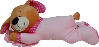 

Surbhi Laying Dog on Pillow - 16 Inch(Pink)