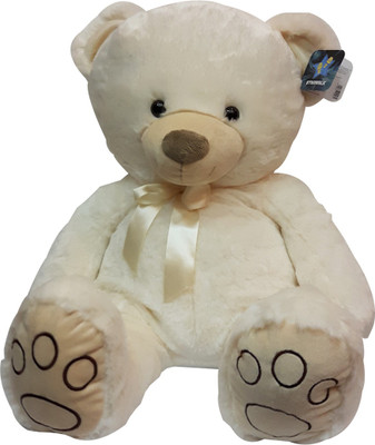 

Starwalk Teddy Bear Plush Cream Color with Bow - 26 inch(Beige)