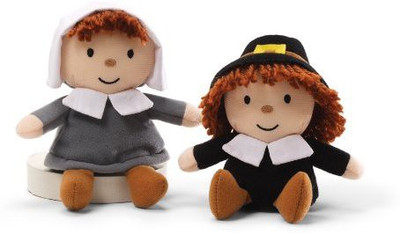 

Gund Priscilla & Plymouth Pilgrim Set Of 2 - 6 inch(Brown)