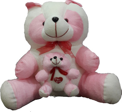 

Ekku Two Bear - 6 inch(Pink)