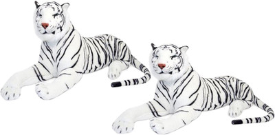 Alexus Two White Tiger 32 cm Multicolor Alexus Soft Toys