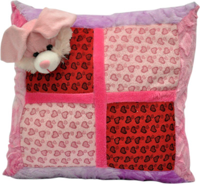 

Joey Toys S.Q Rabbit Cushion - 14 inch(Pink, Red)