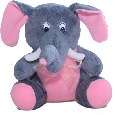 

Amardeep Elephant Series - 25 cm(Grey, Pink)