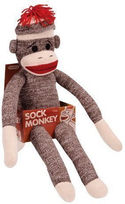 

Schylling 20" Sock Monkey - 9 inch(Brown)