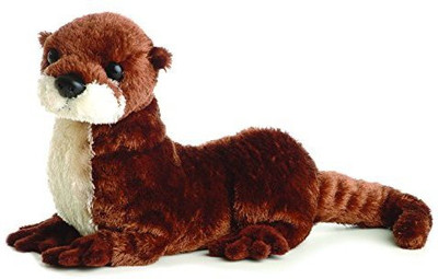 

Aurora Plush 12" American River Otter Flopsie - 25 cm(Brown)