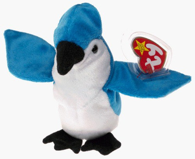

ty Beanie Ba Rocket The Bluejay Bird(Blue)