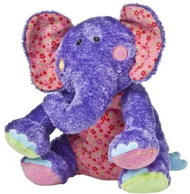 

Mary Meyer Cheery Cheeks 12" Easy Peasy Elephant Plush - 13 inch(Purple)