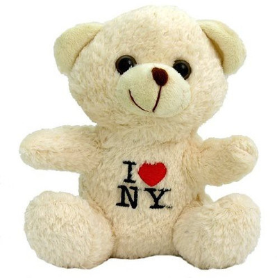 

City-Souvenirs Official I Love Ny Teddy Bear Embroidered Plush New York - 20 inch(Multicolor87)