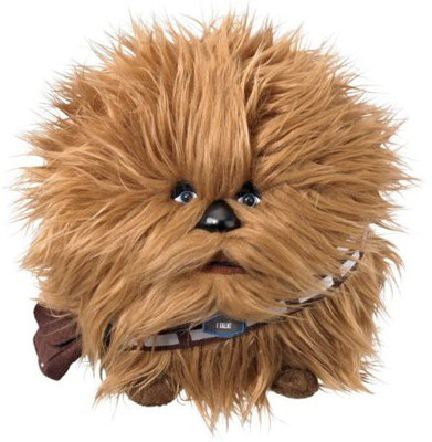 

Underground Toys Star Wars Talking Chewbacca Plush Ball(Brown)