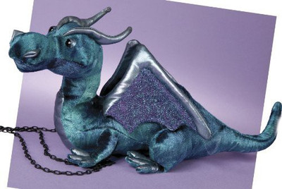 Douglas Cuddle Toys Plush Jade Blue Dragon 15"(Blue)