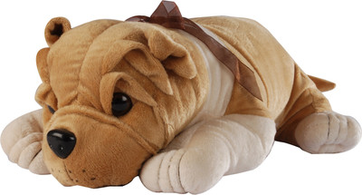 

Soft Buddies Lying Bull Dog XL - 20 inch(Brown)