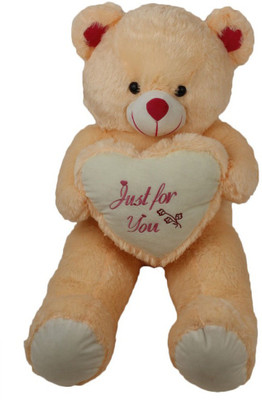 

Sana Culddly Bear With Heart - 100 cm(Cream)