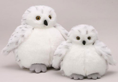 

Unipak White Snow Owl Ba Plumpee Plush 7" H - 9 inch(White)