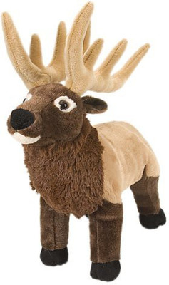 Wild Republic Cuddlekins 12" Standing Elk - 20 inch(Multicolor229)