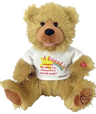 

Chantilly Lane 12" Noah Bear "A Friend Is" - 11.5 inch(Brown)