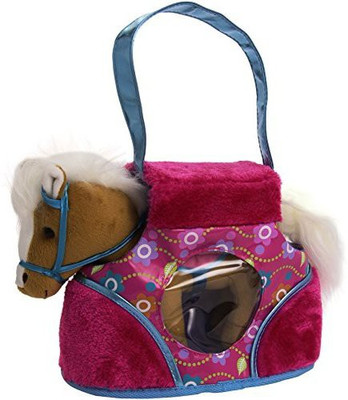 

Battat Flowery Fun Pony In Bag - 9 inch(Pink)