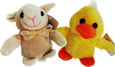 

GiftsAndMore 2 Item Bundle 2 Lamb And 2 Duck Animals Ba(Yelloworange(Yellow)