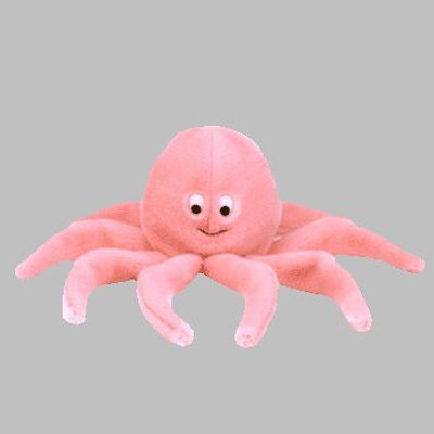 

TY Beanie Babies Inky The Octopus(Pink)