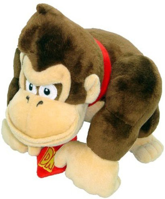 

Sanei Super Mario Plush 9" Donkey Kong Soft Plush Japanese Import(Brown)