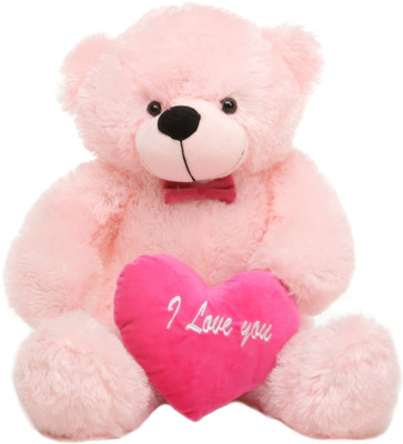

Grab A Deal 2 Feet Big Teddy Bear with Pink I Love You Heart - 24 Inch(Pink)