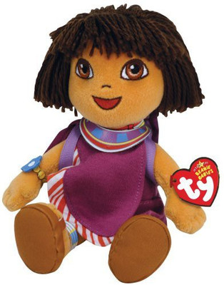 

Dora the Explorer Ty Beanie Babies Dora Dora World Adventure Tanzania(Brown)