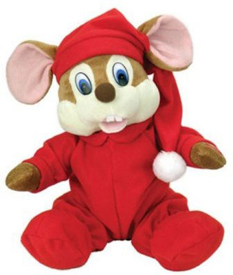 

Chantilly Lane Singing Merry Mouse - 8 inch(Red)
