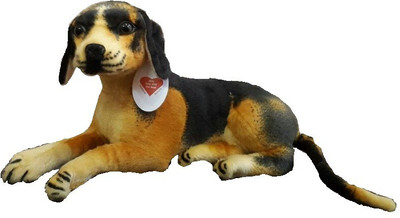Ekku Browny Dog - 8 inch(Brown, Black), Black;brown