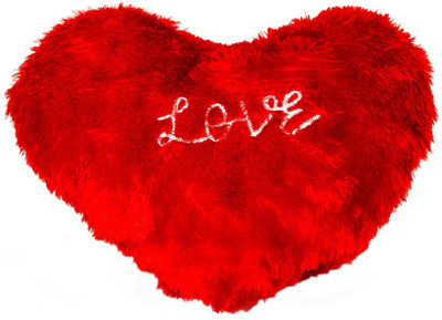 

VRV Red Heart Cushion - 30 cm(Red)