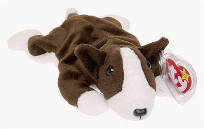 

TY Beanie Babies Bruno The Dog Retired(Brown)