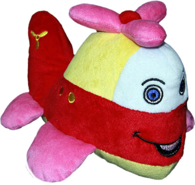 

Soft Buddies Toy Plane - 4 inch(Red)