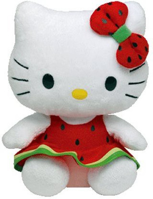 

TY Beanie Babies Hello KitWatermelon - 10 inch(White)