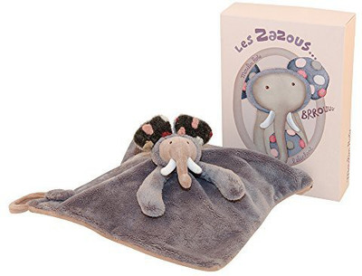 

Moulin Roty Les Zazous Zazous Elephant Lovey - 20 inch(Multicolor)