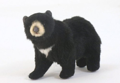 

Hansa Bear Plush7"Black(Black)