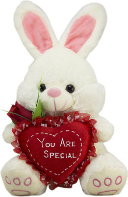 

Tickles Loving Bunny with You are Special Heart Valentine - 25 cm(White)