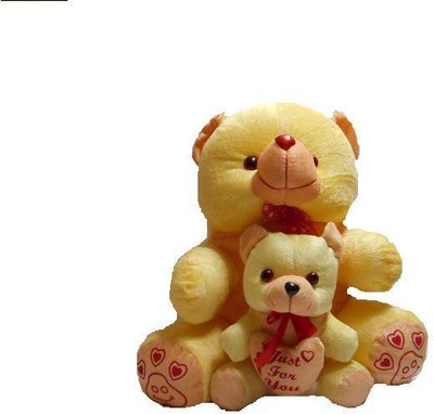 MYBUDDY Mom Loves Baby Teddy - 50 cm(Multicolor)