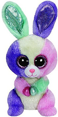 

TY Beanie Babies Bloom Multicolor Bunny Med(Pink)