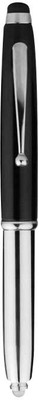 Apex Metal Pen With Stylus Torch Black Stylus Black Apex Stylus Pens
