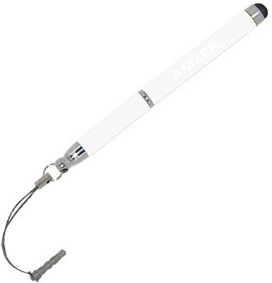 

Amzer Tether Styli with 3.5 mm Headset Jack Lanyard Stylus(White)