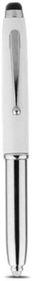 

Divinext Metal pen with stylus & torch Stylus(White, silver)