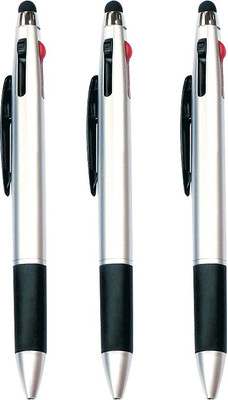 

ZARSA 3 refill pen with Stylus(Silver)