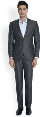 

Park Avenue Single Breasted Solid Men's Suit, Brown