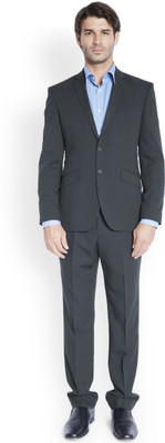 

Park Avenue Single Breasted Solid Men's Suit, Grey