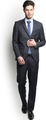 

Blackberrys Single Breasted Checkered Men's Suit, Grey