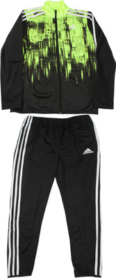 

ADIDAS Jacket and Track Pant Set Printed Boys Suit, Syello/black