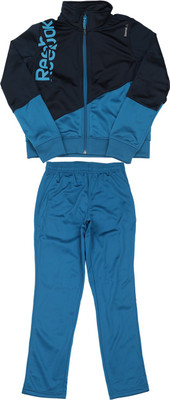 

REEBOK Jacket and Bottom Set Printed Boys Suit, Conavy