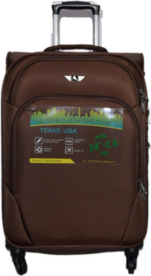 

Texas USA 1208 Expandable Check-in Luggage -  inch(Brown