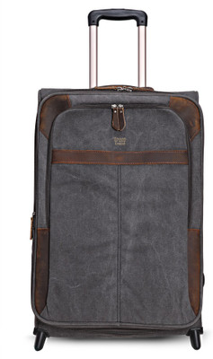 

Troop London 2-Wheel Trolley - TR2011-1A | Black | Medium (') Check-in Luggage -  inch(Black